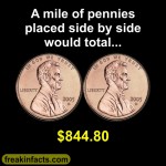 mile of pennies
